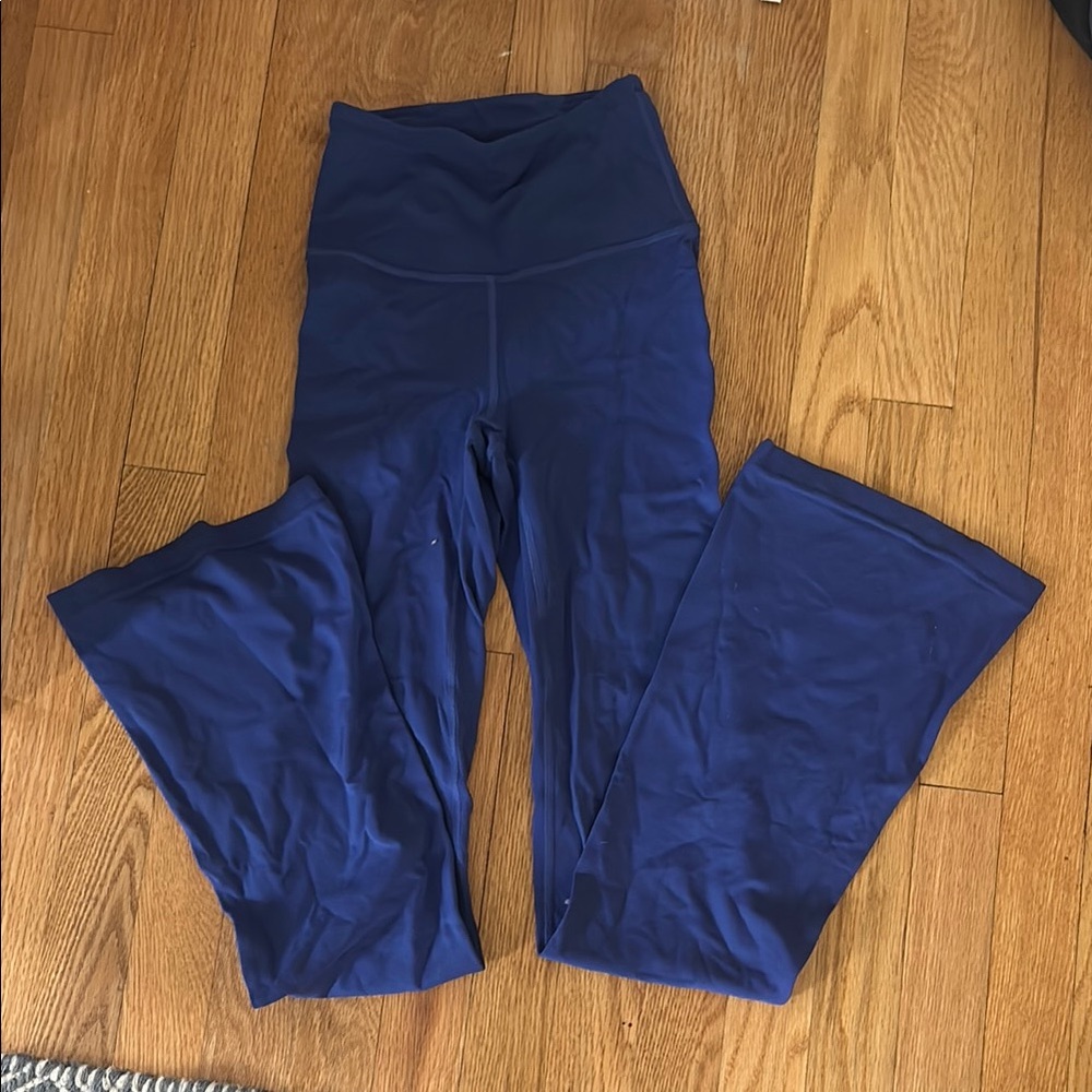 Blue Flare Lululemon Leggings